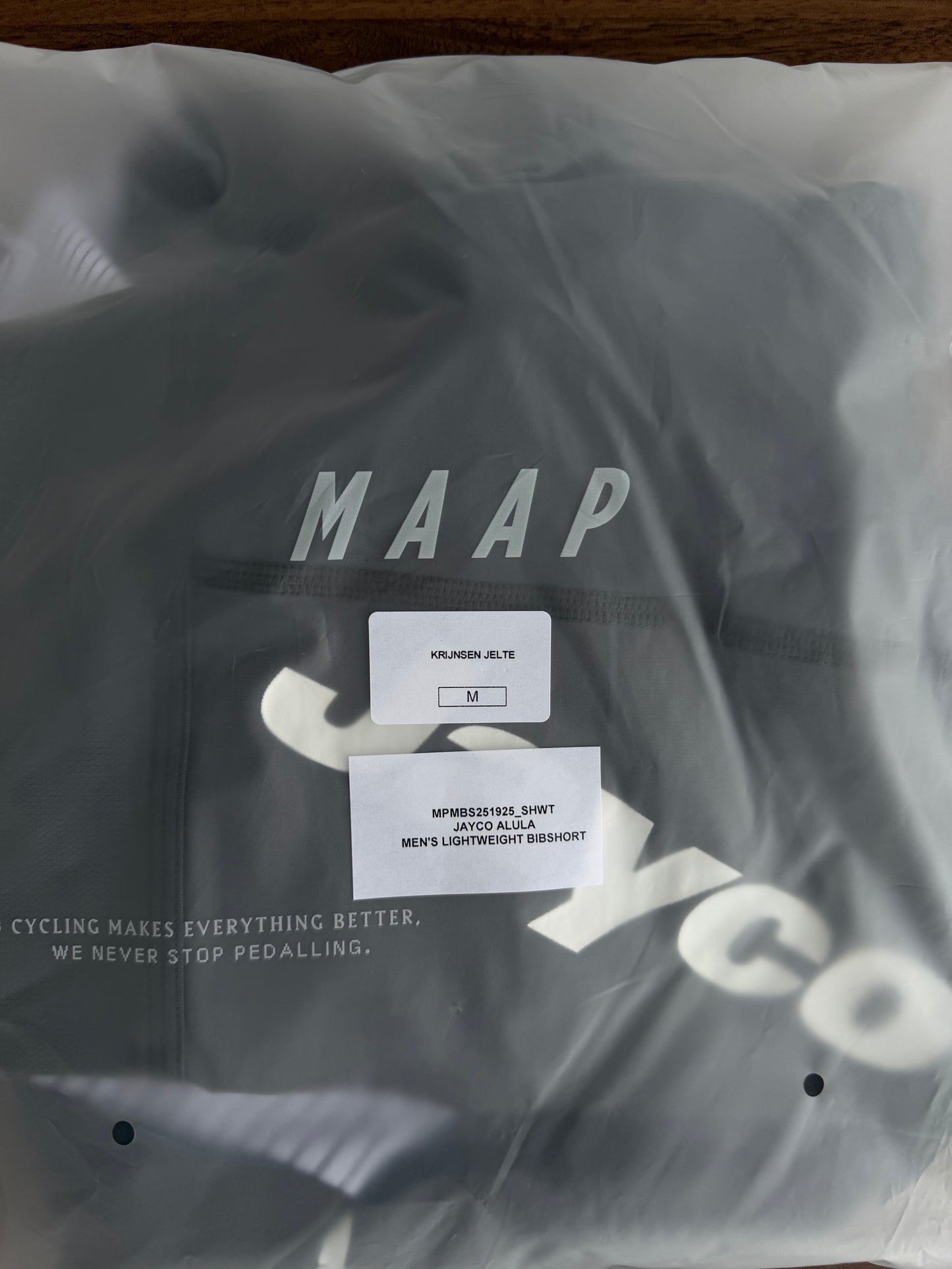 MAAP CC - World Tour Team Jayco Alula fietsbroek - Lightweight bibshort