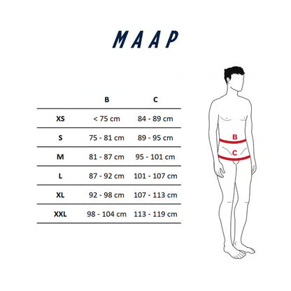 MAAP CC - World Tour Team Jayco Alula fietsbroek - Race bibshort